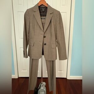 Tahari ASL for Bloomingdale’s Women's Classic Taupe Pantsuit